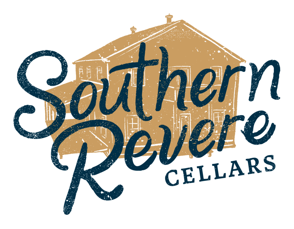 Souther Revere Cellars logo on white background. 